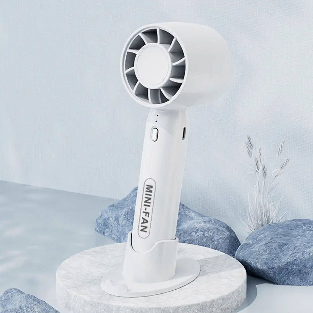 Portable Mini Rechargeable Fan with Three Wind Speed Gears