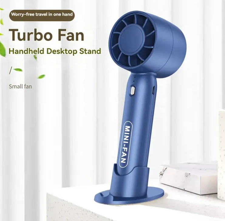 Portable Mini Rechargeable Fan with Three Wind Speed Gears