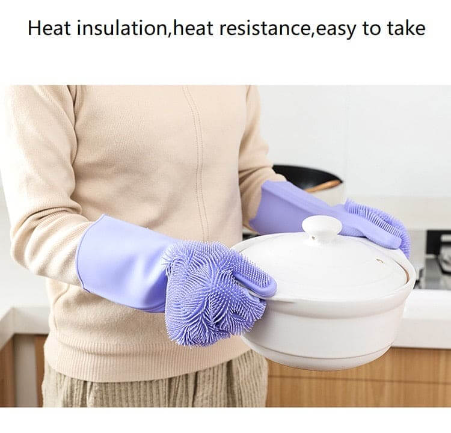 Silicone Washing Gloves