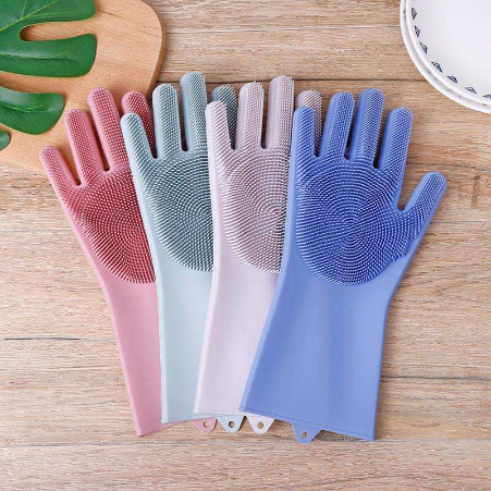 Silicone Washing Gloves