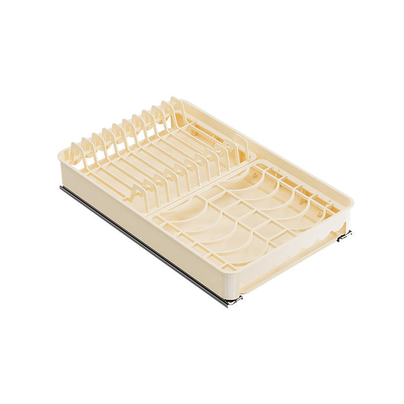 Cabinet Pull Out Drill Free Dish Rack