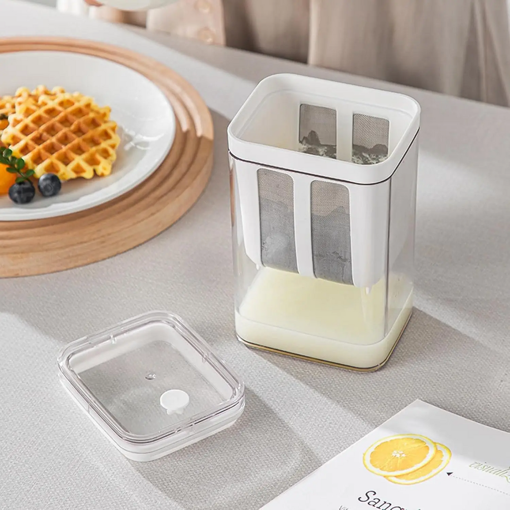 1500ML Multi-Purpose Greek Yogurt, Labneh, Soft Cheese & Hung Curd Maker | Yogurt Strainer & Filter | BPA-Free