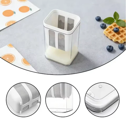 1500ML Multi-Purpose Greek Yogurt, Labneh, Soft Cheese & Hung Curd Maker | Yogurt Strainer & Filter | BPA-Free