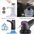 Portable Electric Water Dispenser Pump – USB Rechargeable Automatic Water Bottle Pump for 19L Bottles – Smart One-Touch Drinking Water Pump for Home, Office, Outdoor, and Travel Use