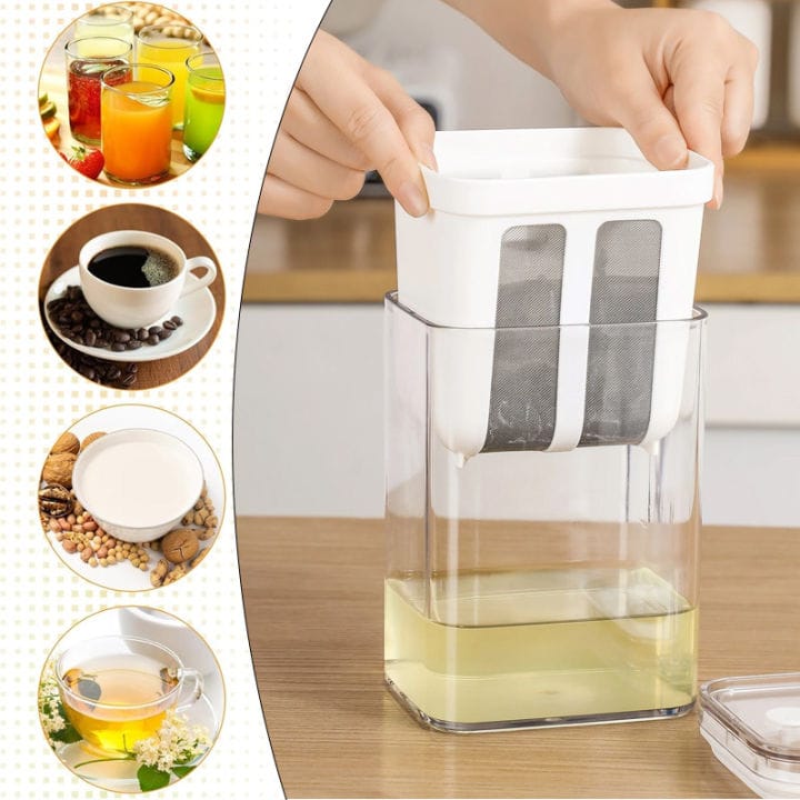 1500ML Multi-Purpose Greek Yogurt, Labneh, Soft Cheese & Hung Curd Maker | Yogurt Strainer & Filter | BPA-Free