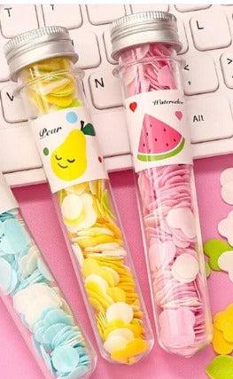 Portable Disposable Soap Paper Flakes in Flower Tube Bottle | Travel-Friendly Handwashing Sheets for Outdoor & Daily Use