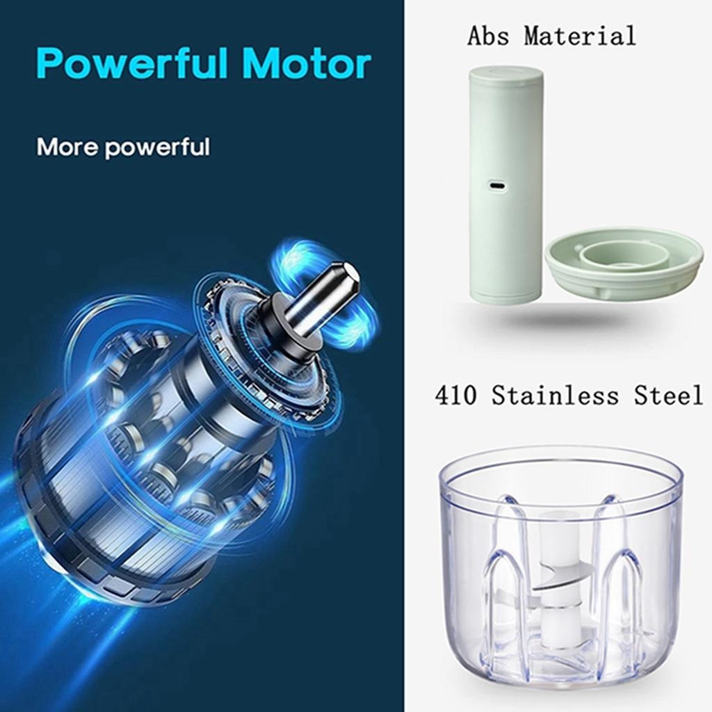 Multifunctional Portable Electric Garlic Press Garlic Chopper USB port  Food Processor Kitchen Gadgets Kitchen Tools