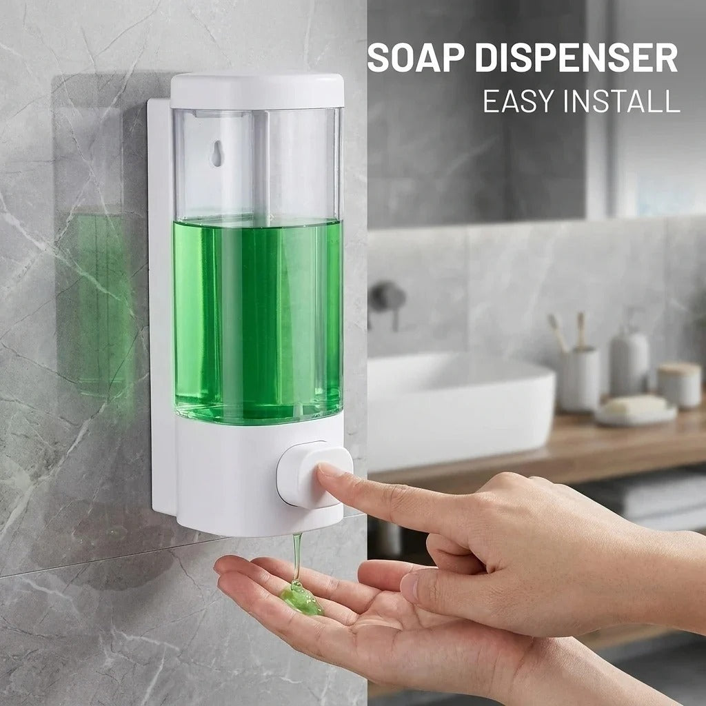 Wall-Mounted Manual Press Soap Dispenser  capacity 250ml