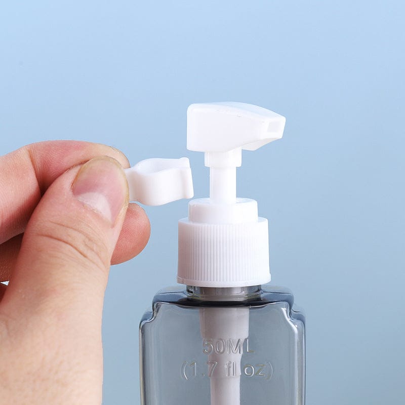 4 in 1 Travel Leak Proof Refillable Liquid Bottles with Stand Random Colors