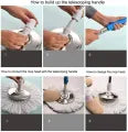 Spin Mop Steel Strainer With 2 Refeils