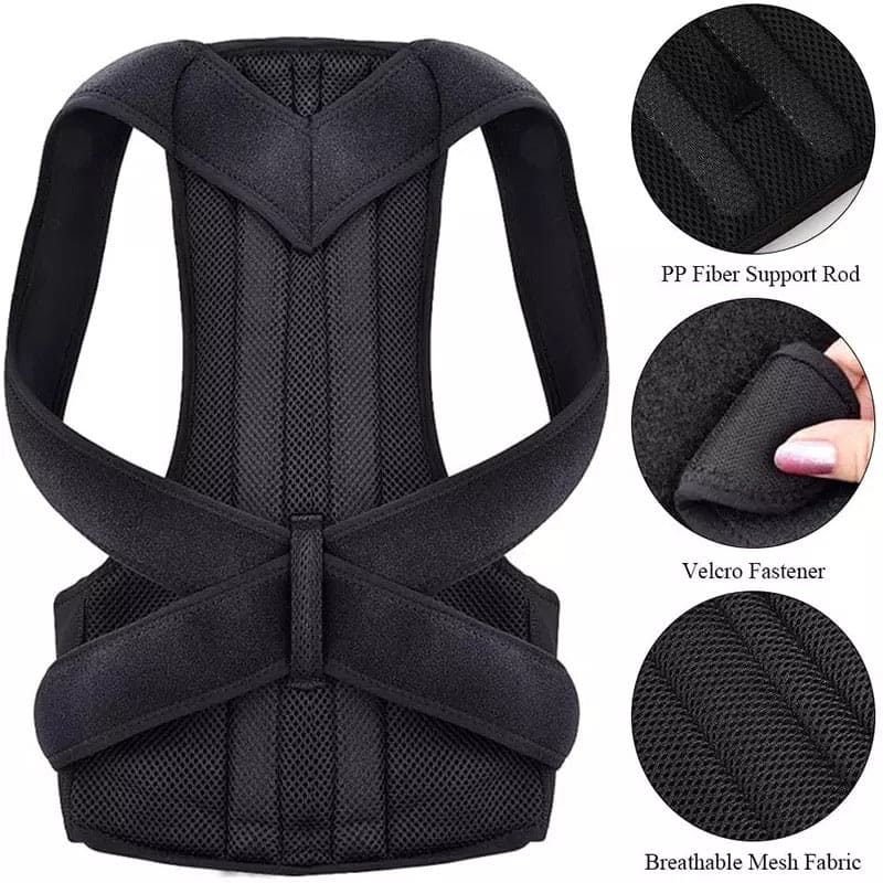 Back Posture Corrector Belt (With Metal Rods)